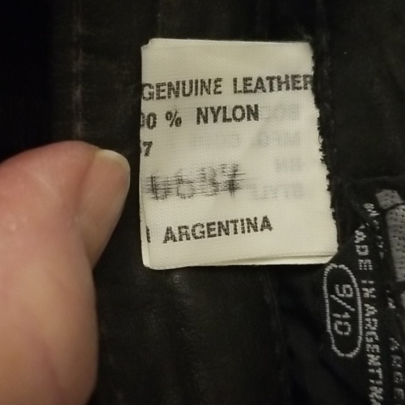 Leather skirt - Picture 4 of 4